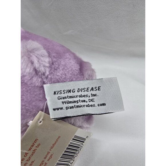 Giant Microbes Kissing Disease Mono Plush Stuffed Animal Toy Purple Vintage - Picture 7 of 13